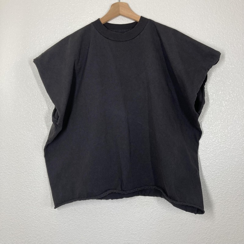 Yeezy Number 1 Box Tee Shirt Mens Black Large Sleeveless Kanye WestYZY