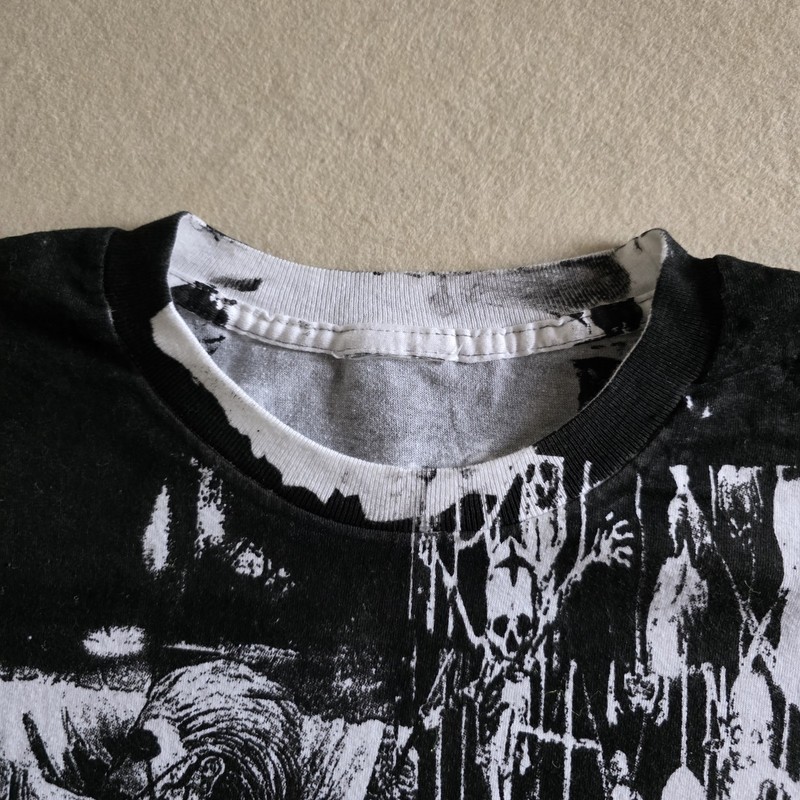 Cannibal Corpse Overprint All Over Print Tee Tshirt XL Upcycled gallery