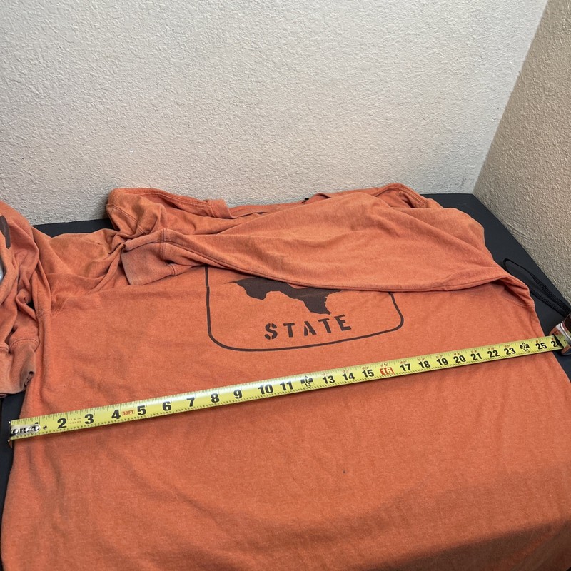 Carhartt XL Loose Fit Long Sleeve Texas Lone Star Graphic T Shirt Spellout 200 gallery