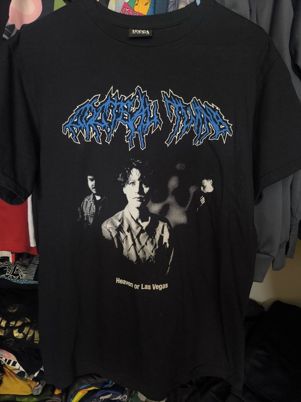 Cocteau twins Scotland shoegaze heaven or las Vegas band tee shirt m