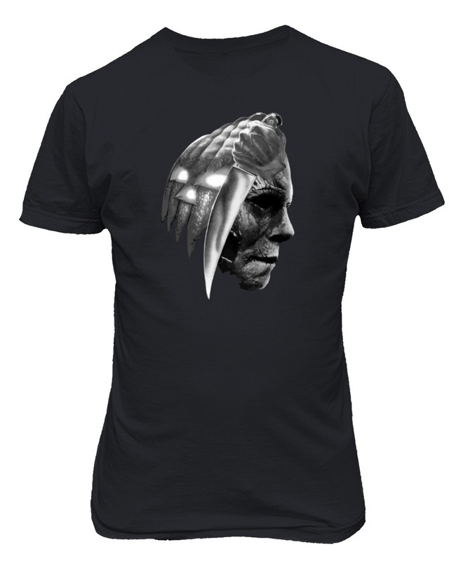 Horror Movie Mask Michael Halloween Party Costume Unisex T-Shirt