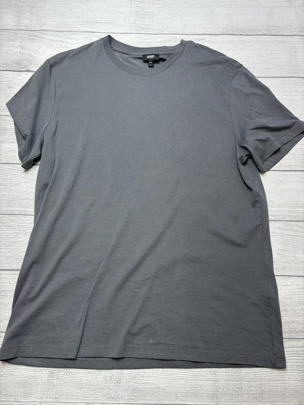 Express Shirt Mens Medium Gray Pima Cotton Crewneck Tee Basic Casual Jersey