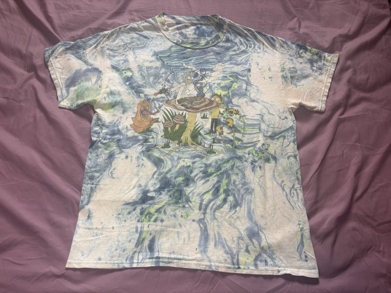 Ripple Junction Rick And Morty Adult Swim 2017 Shirt Size Large Tee Tie Dye