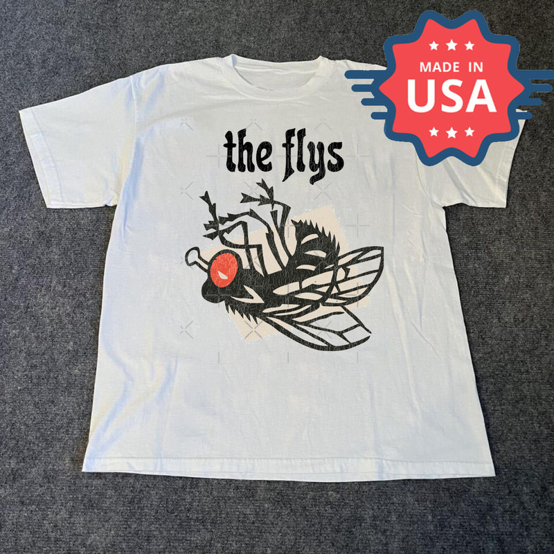 The Flys Band Cotton Navy Shirt Unisex Concert S to 5X AC139