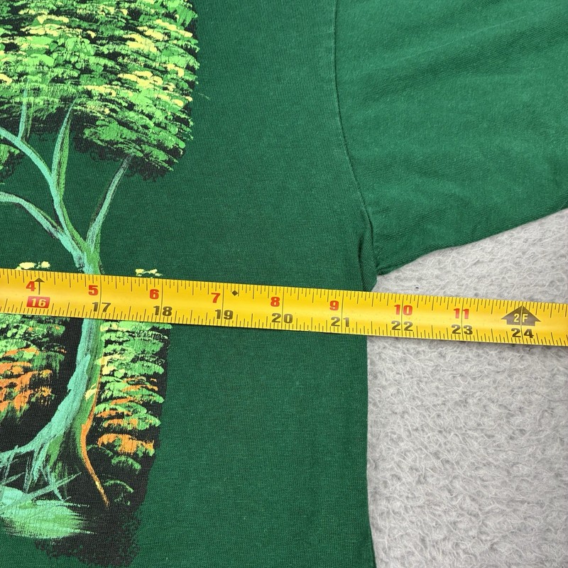 Vintage Dibuho Philippines Hand Painted Tourist T-Shirt Mens Large Green gallery