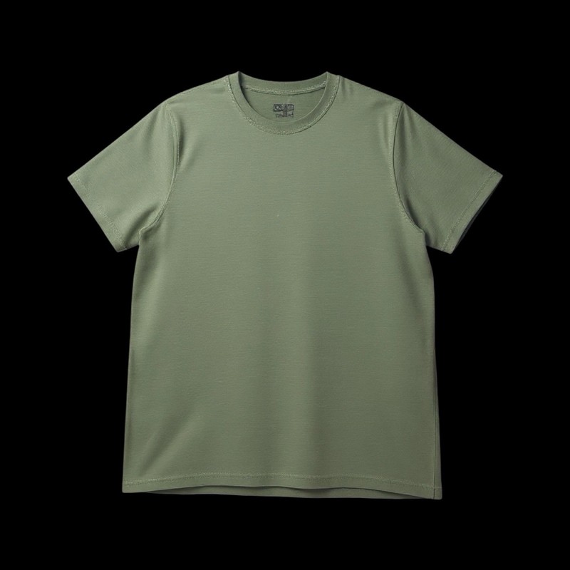Common People Ottoman Texture Shirt Garment Dye Relaxed Fit Green L Ribbed Sleek gallery