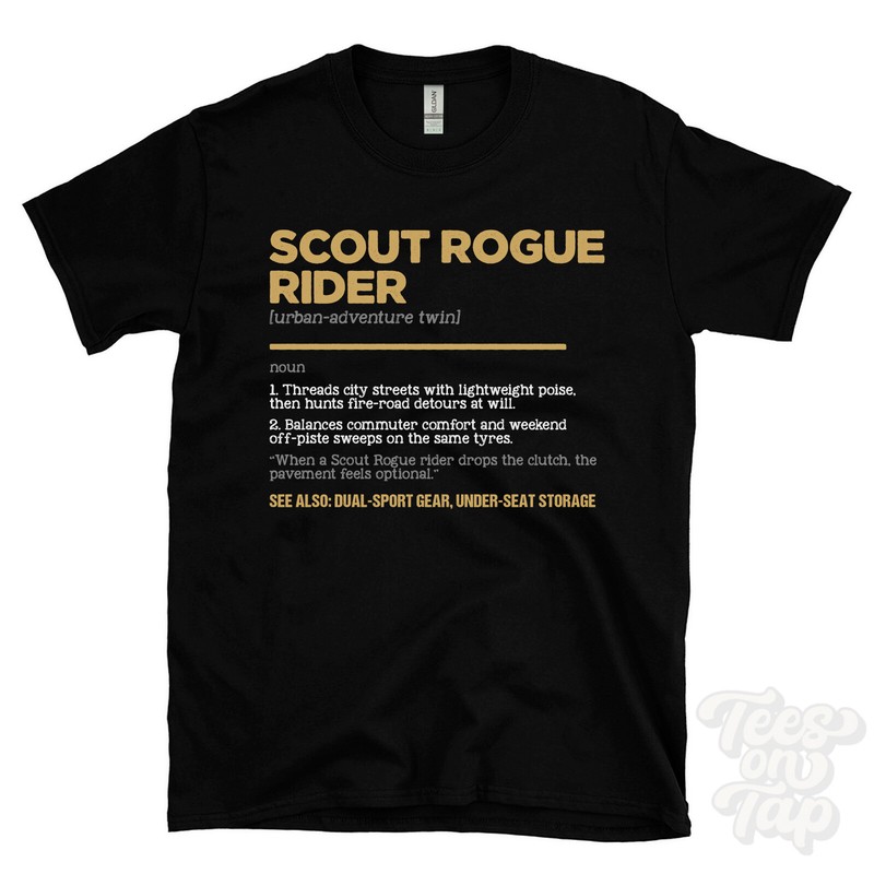 Scout Rogue Rider T-Shirt – Funny Dictionary Style – urban-adventure twin