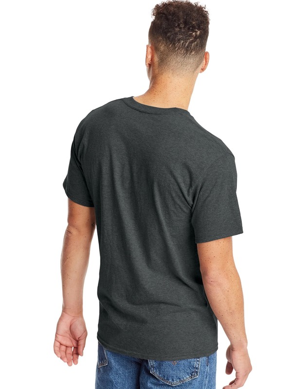 Hanes Men's Tall 2-Pack Beefy-T T-Shirt Tee Cotton Crewneck Short-Sleeve LT-4XLT gallery
