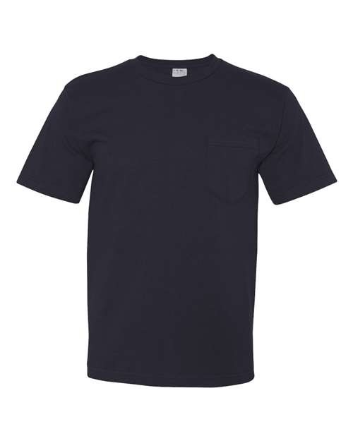 Bayside Unisex USA-Made Midweight Pocket T-Shirt - 5070 gallery