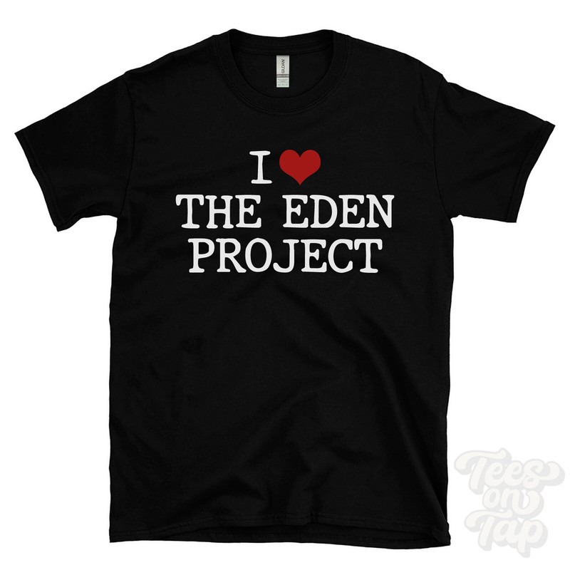 I LOVE THE EDEN PROJECT T-SHIRT heart uk nature sustainability travel landmarks