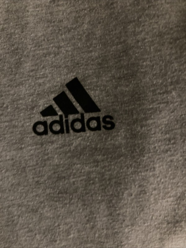 Lot Of 3 Logo Nike Hanes Adidas Mens T Shirt Short Sleeves Black Blue Gray Sz M gallery