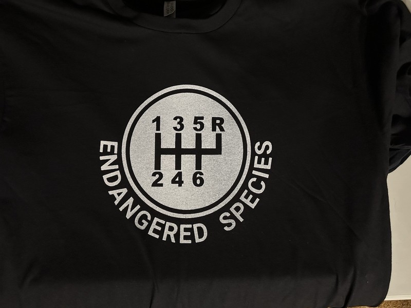 6 Speed Manual T Shirt LS Camaro Trans Am Corvette Mustang Charger SRT 5.0 gallery