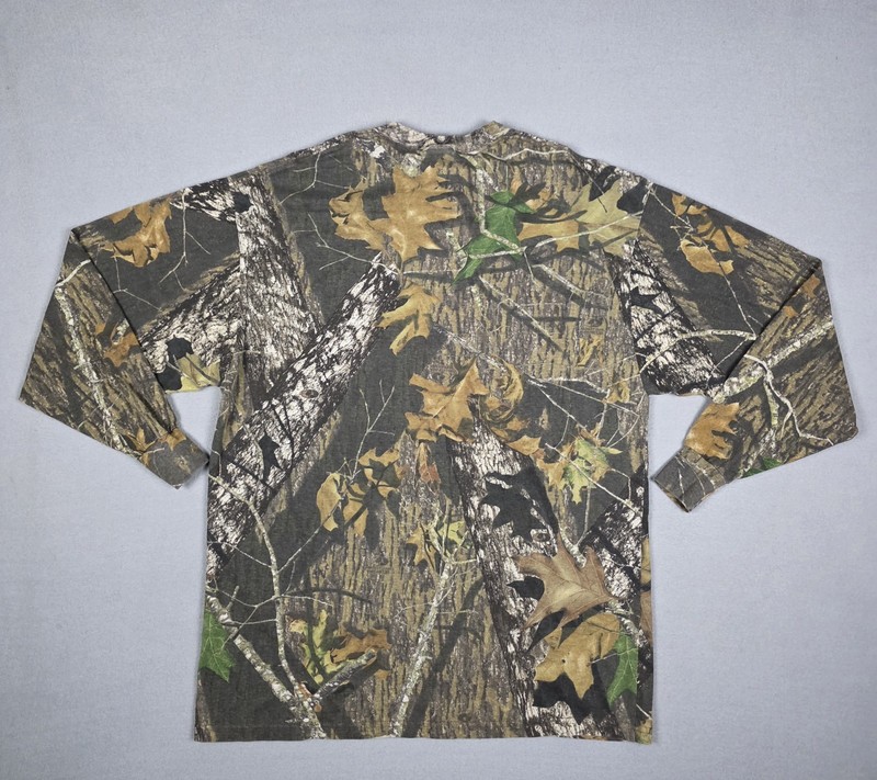 Mossy Oak Shirt Mens XXL Break Up Camo Bottomland Hunting Vtg Jerzees Outdoors gallery