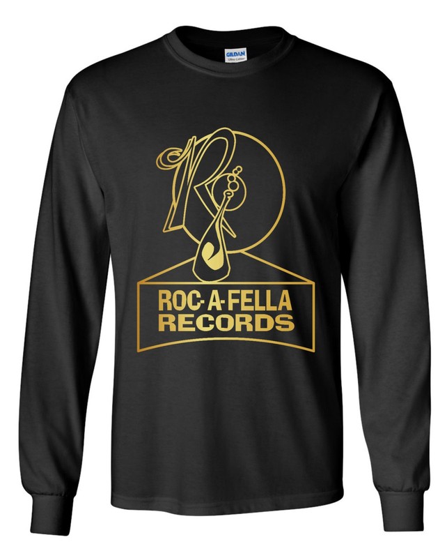 Roc-A-Fella Records long Sleeve T-Shirt – Jay-Z, Dame Dash, The Blueprint, 90s