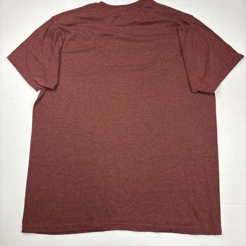 Yellowstone National Park Adult Large T-Shirt Rusty Red Mountains Cotton Poly gallery