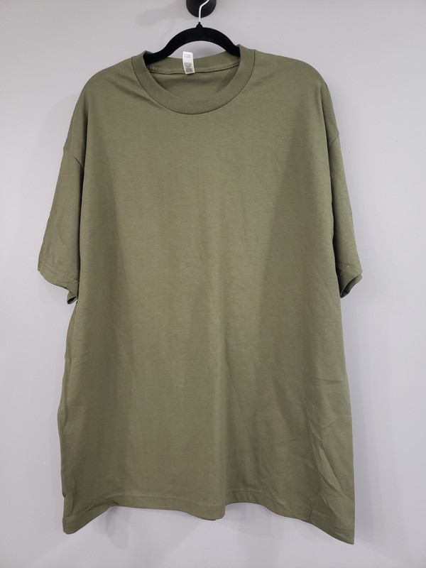 NEVER WORN American Apparel 1301 solid green hunter dark tee short sleeve
