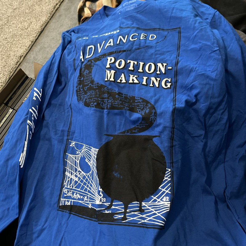 Wizarding World Sz Large Harry Potter Long Sleeve Graphic Shirt