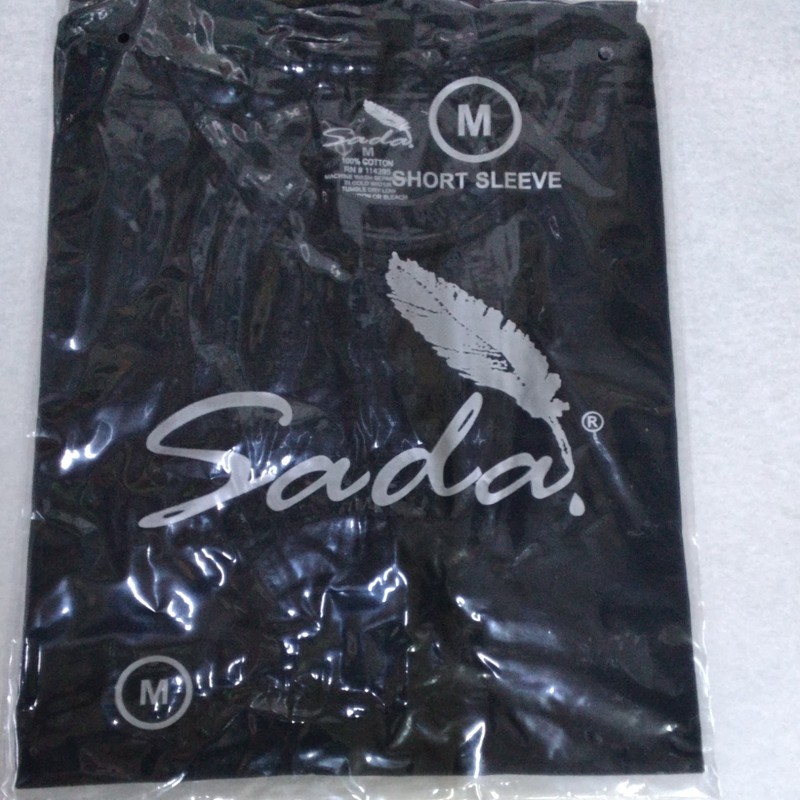 Sada Men’s Black M Cotton Knit Crew Neck Short Sleeve T-Shirt