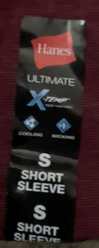 Hanes Ultimate X-Temp T-Shirts S Cranberry Tart Heath New Sealed gallery