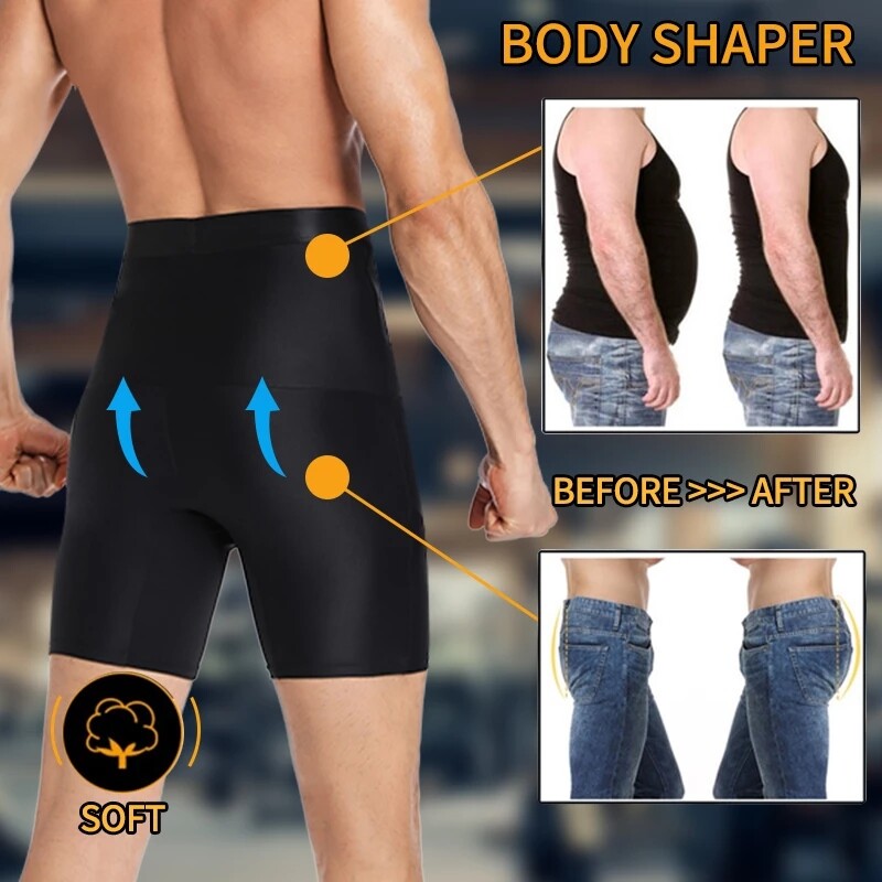 Men's Slimming Body Shaper Vest Abs Abdomen Compression Shirt Workout Tank Tops# gallery
