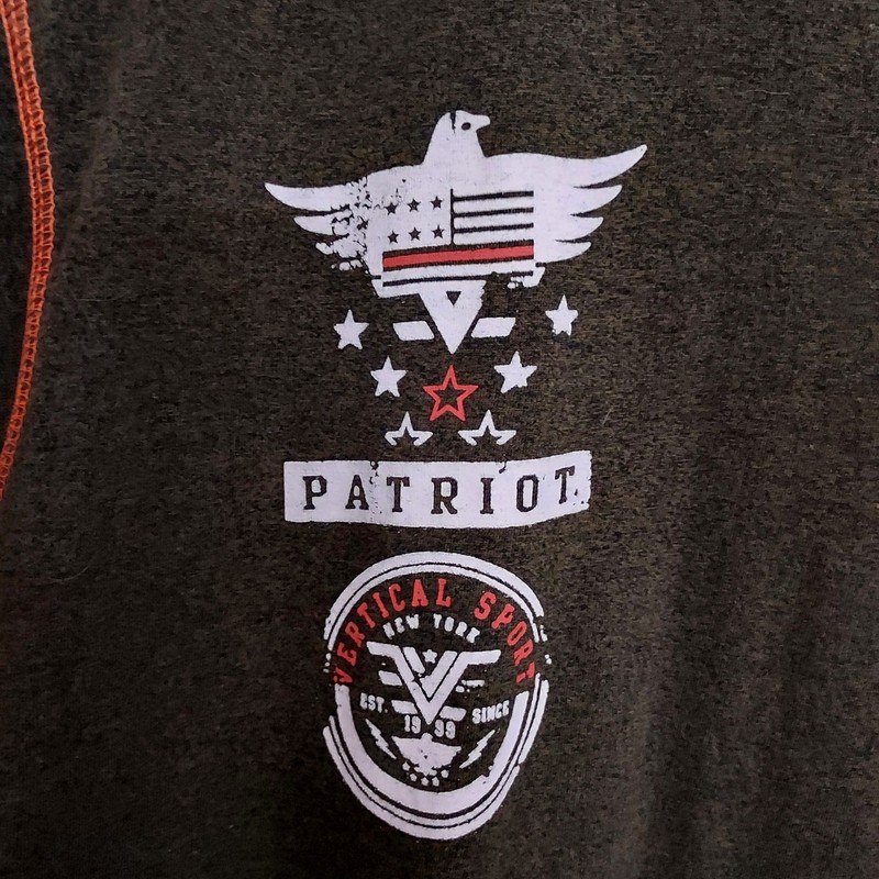 Vertical Sport Green Patriot's Shirt Size M gallery