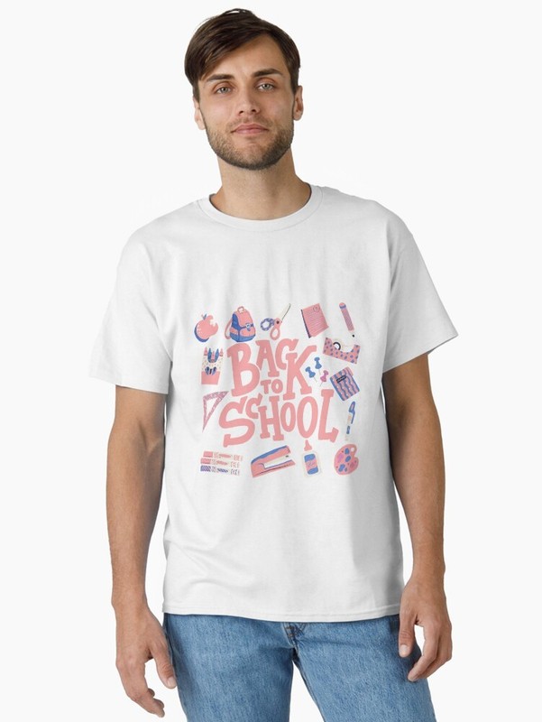 Welcome Back To School Essential Education White T-shirt gallery