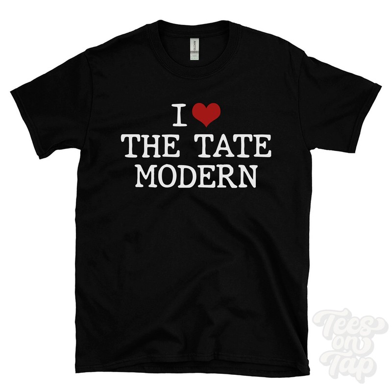 I LOVE THE TATE MODERN T-SHIRT heart london art contemporary museum museums cool
