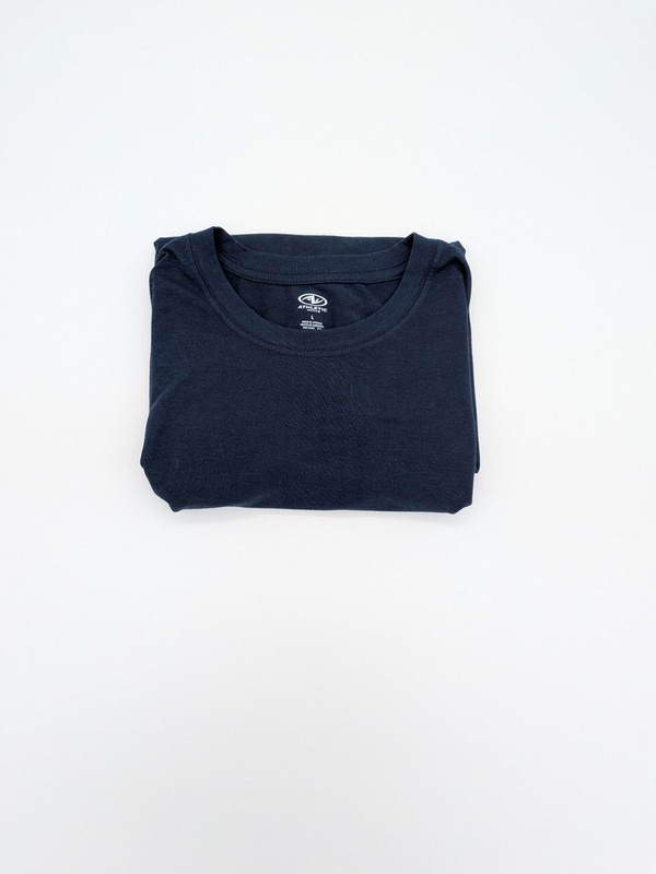 NWT - Athletic Works Tri-Blend Moisture Wicking T-shirt/ Navy Blue/ M/L/XL gallery