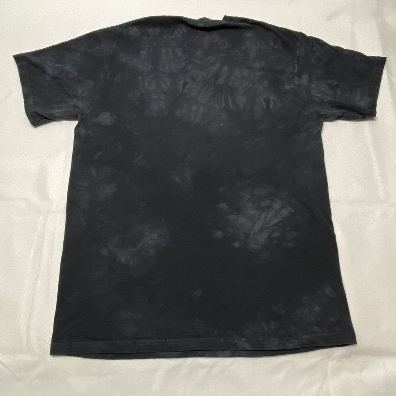 The Mountain Wolf Face Wildlife Shirt Dye Print Black Graphic Shirt Size M gallery