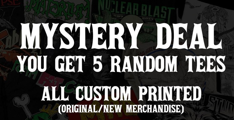 T-SHIRT LOT 5-PACK ROCK HEAVY METAL PUNK BANDS STREETWEAR MIX SIZES SMALL TO 4XL gallery