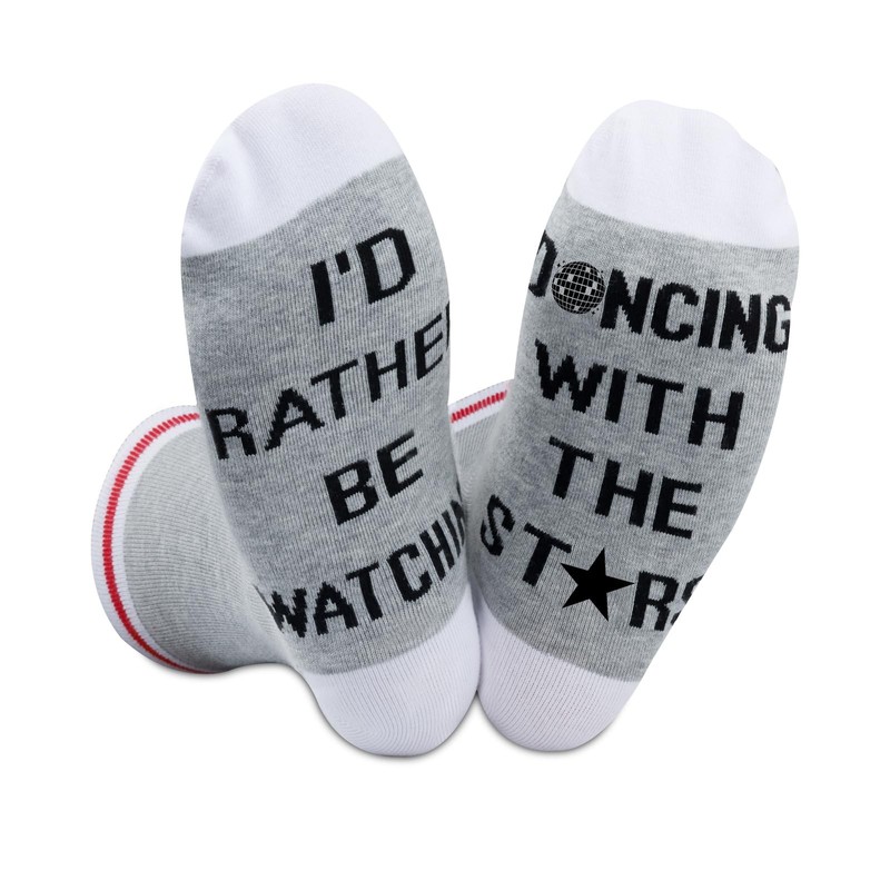 2PAIRS Funny Reality Show Gift Dancing Socks For Reality Show Lovers