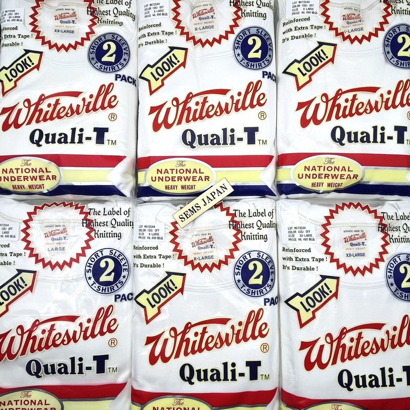 WHITESVILLE 2-PACK T-SHIRT WV73544 White Black Toyo Enterprise MADE IN JAPAN gallery