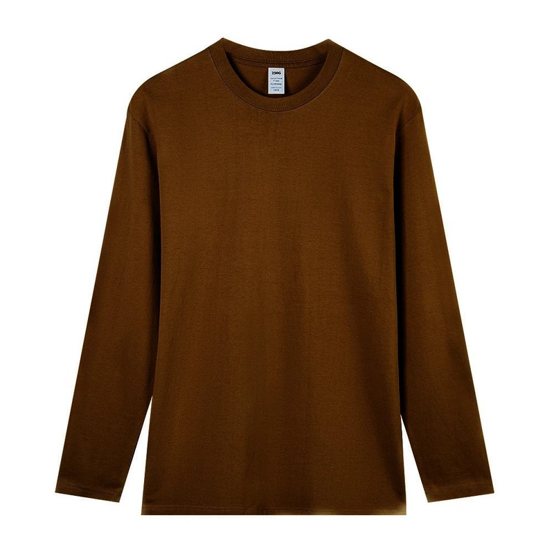 2026 New Combed Compactall Cotton Heavy Round Neck Solid Color