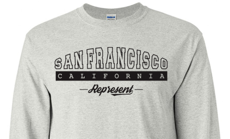 San Francisco California State T-Shirt Long Sleeve Graphic Tees Unisex Apparel gallery