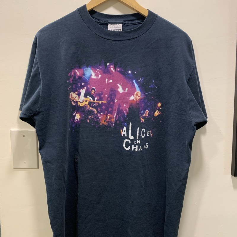 Vintage Alice In Chains 1996 MTV Unplugged Nice Man Tag Size L 22x29in