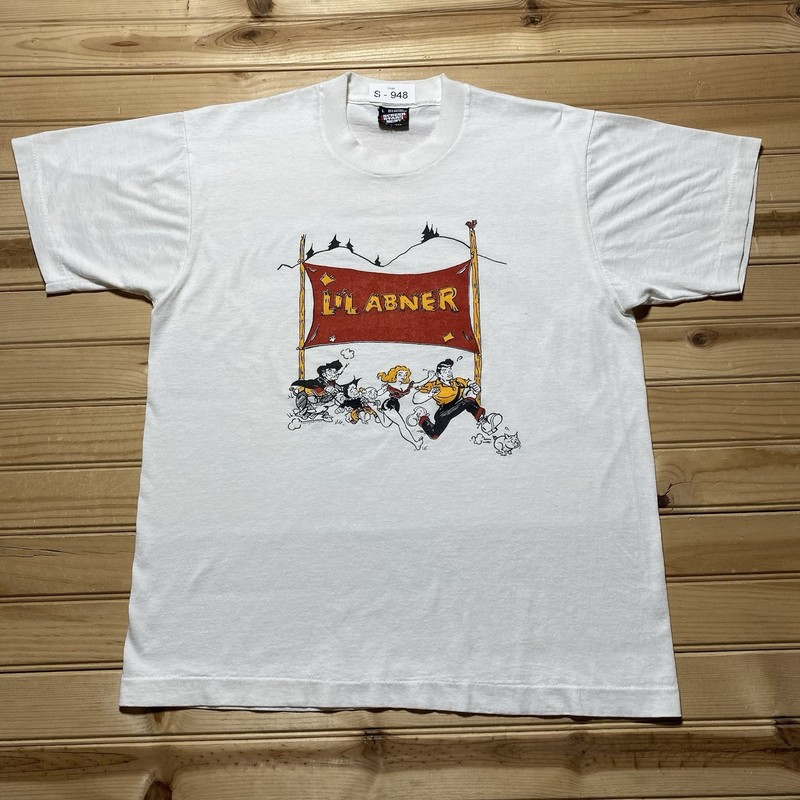 Vintage 80s 90s Lil Abner By Al Capp Comic Strip Musical Comedy Shirt Size Large