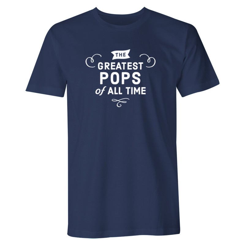 Pops Gift t shirt Tee Happy Birthday Present Personalised Keepsake Love Best