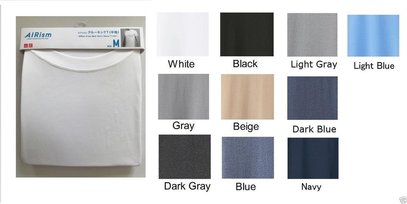 UNIQLO Men AIRism Short Sleeve Crew Neck T-shirt from Japan NWT