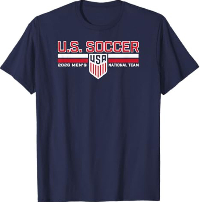 World Cup 2026 USMNT Roster Navy T-Shirt