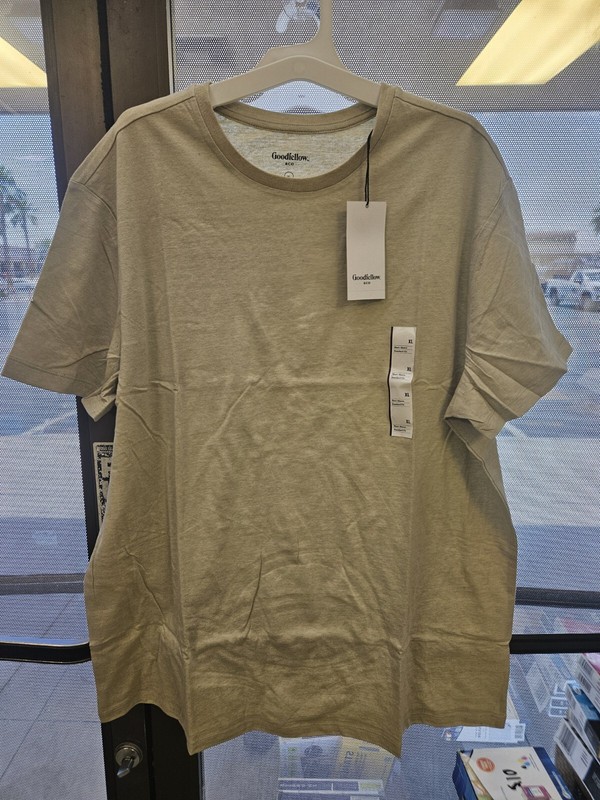 Goodfellow & Co Men’s Standard Short Sleeve T-Shirt – Pastel Sage Size XL