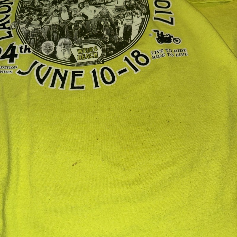 Laconia 94th 2017 Motorcycle Rally Size 2XL And Harley Davidson, Damaged Read D gallery