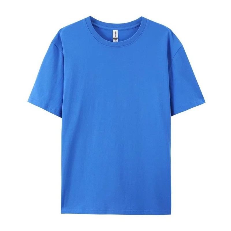 100% Cotton T Shirt Men Women Short Sleeve Casual Soft Breathable Summer Tee gallery