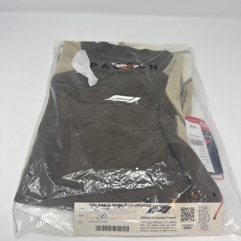 pacsun formula 1 Racing shirt large new with tags
