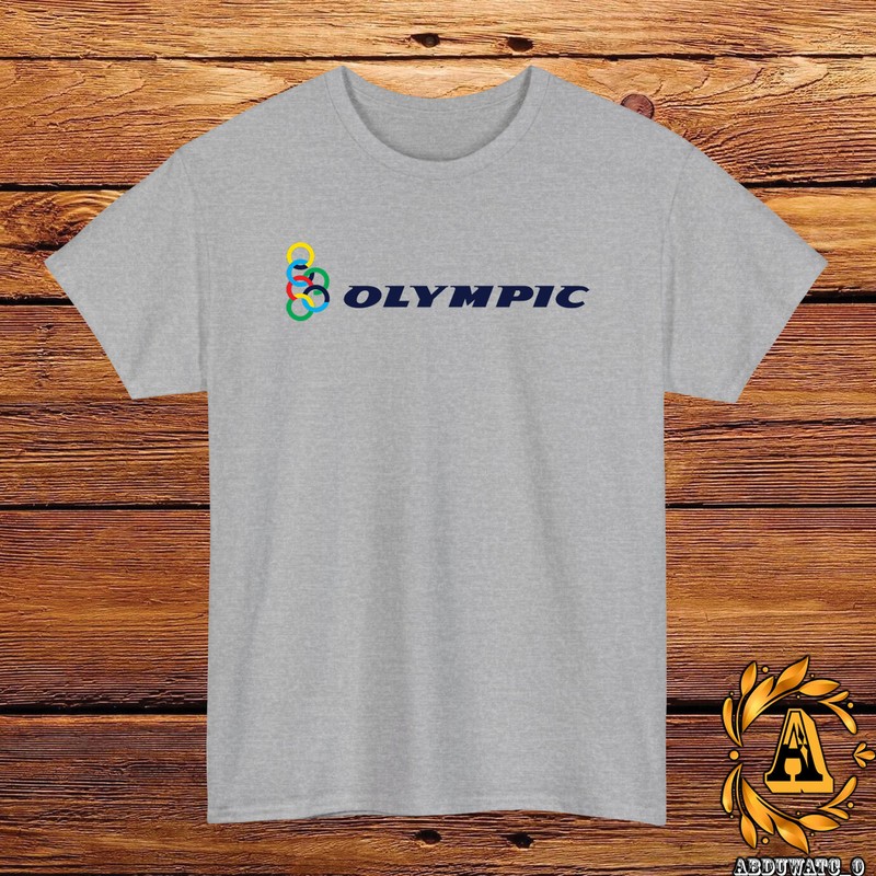 Olympic Airways Logo T-Shirt Black/Grey/White/Navy /Red/Light Blue S-5XL gallery