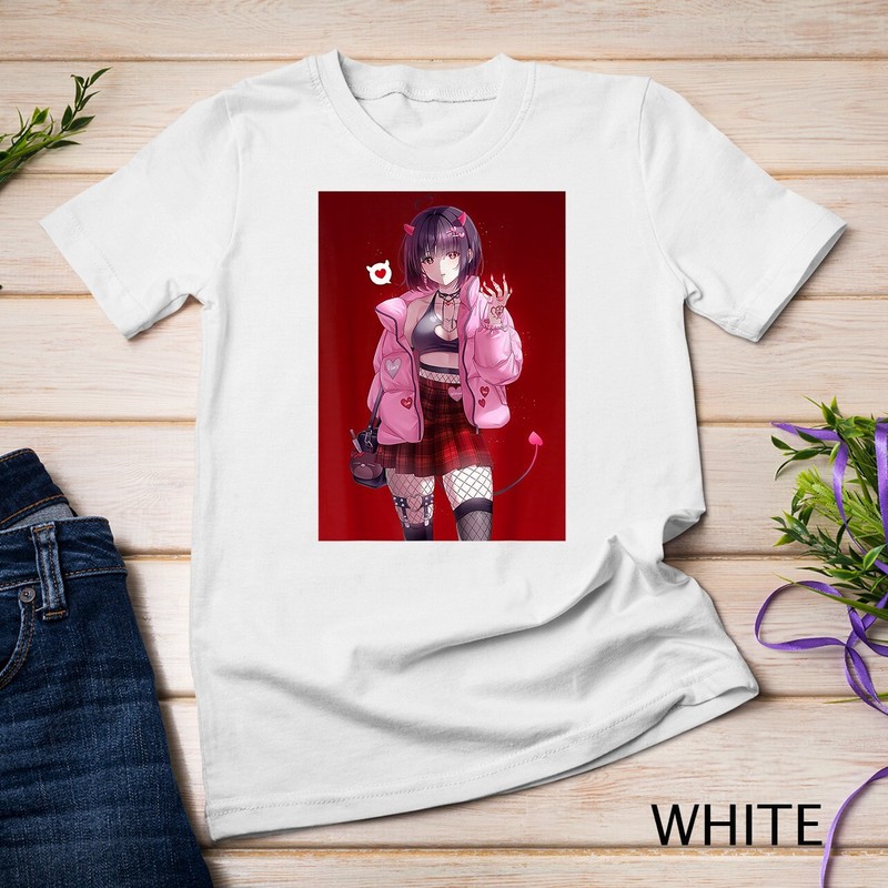 Anime Girl Kawaii Waifu Aesthetic Japanese Manga Otaku T-Shirt Unisex T-shirt