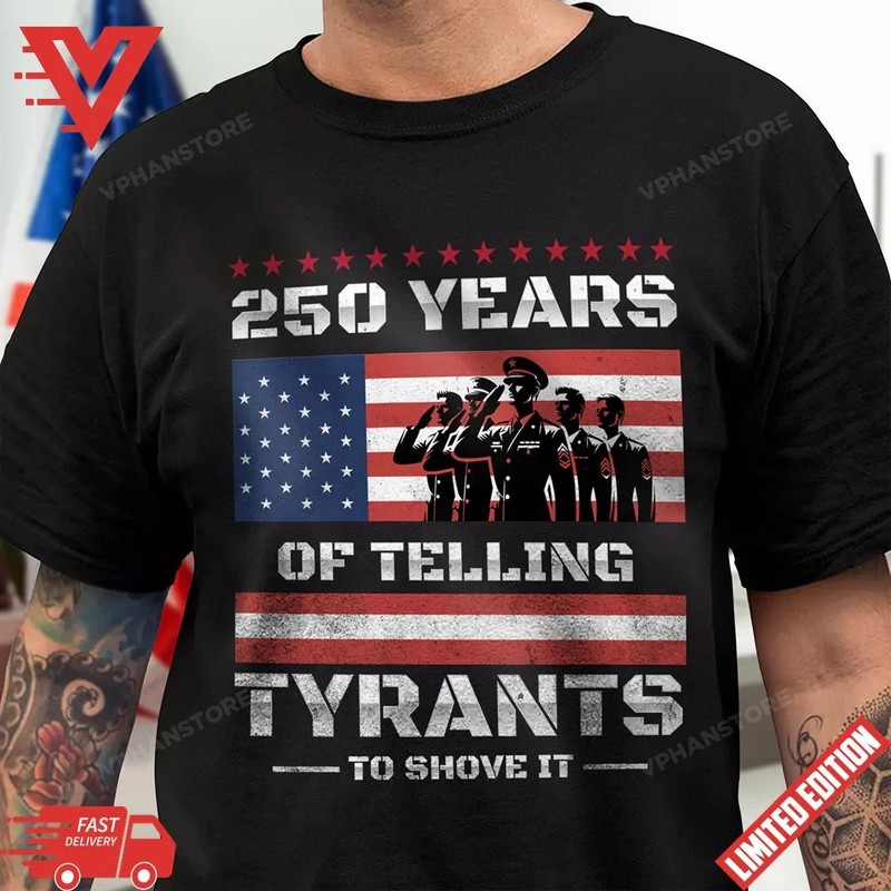 America 250 Veteran Shirt 1776-2026 USA Patriotic Freedom Tee