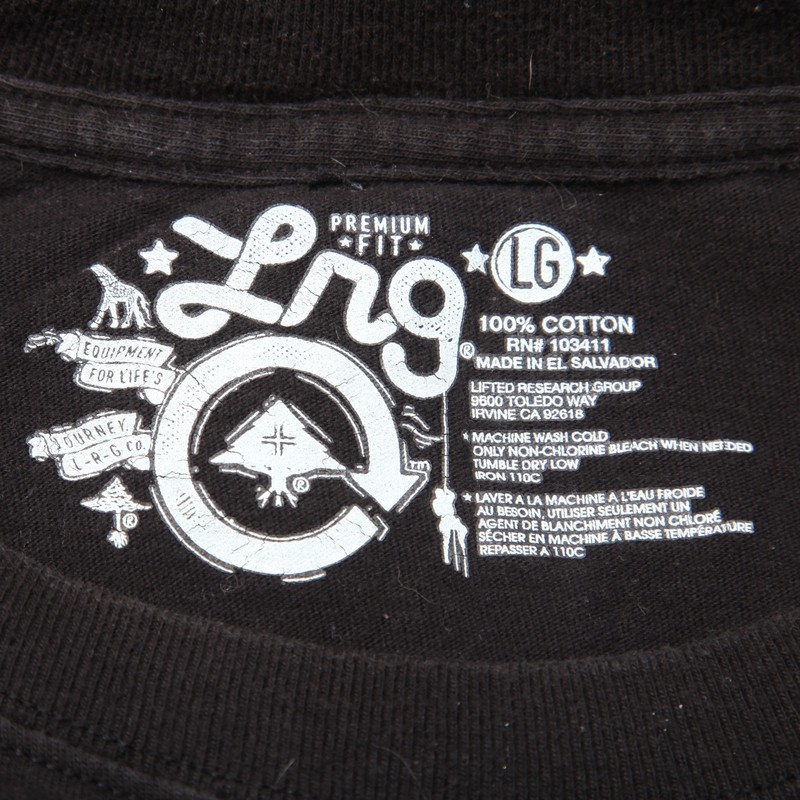 LRG Men's Black Camo Graphic Print Short Sleeve T-Shirt Premium Fit gallery