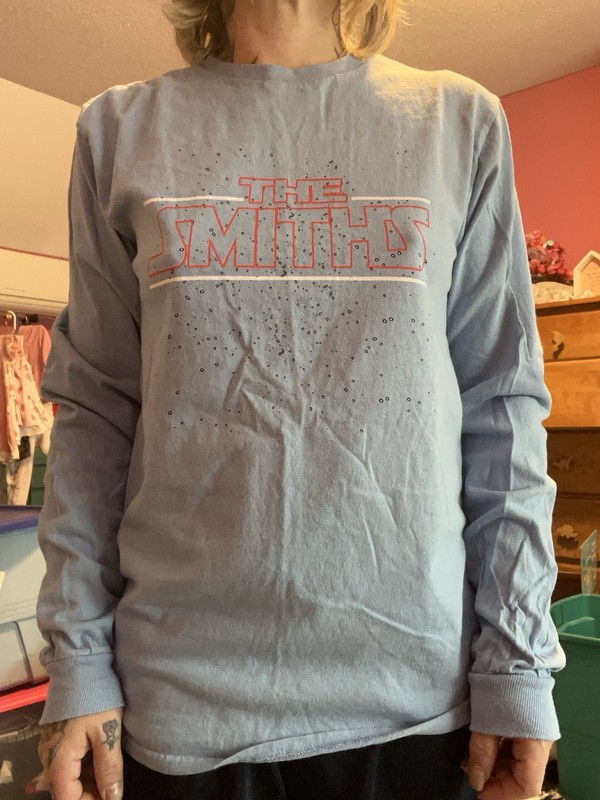 Delta Pro Weight The Smiths Graphic Logo Blue Crew Neck Long Sleeve T-Shirt S gallery