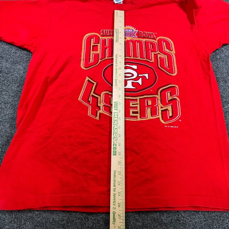 Vtg Salem Sportswear Shirt Mens XL 49ers Super Bowl XXIX Champs NFL Football 90s gallery
