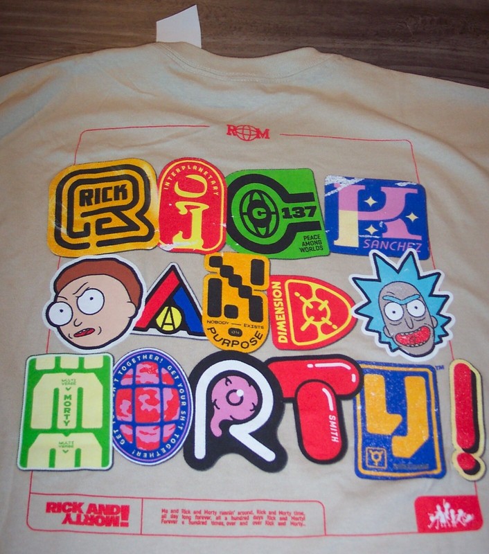 RICK & MORTY Cartoon Network Adult Swim T-Shirt MENS LARGE NEW w/ TAG